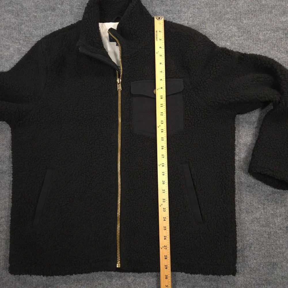 Pendleton River Rock Jacket Mens XL Black Pile‎ Sherpa Fleece Full Zip Outdoor
